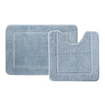 Набор ковриков для ванной комнаты IDDIS Promo 65х45 + 45х45 PSET04Mi13 голубой
