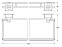 Полка с держателями 50 cm FBS Esperado ESP 015