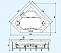 Акриловая ванна Jacuzzi Aura 164x164 9443-740A+7202-06210