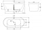 Акриловая ванна BelBagno 170x80 BB71-1700-NERO