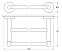 Штанга для полотенца двойная 50 cm ARTWELLE Harmonie HAR 030