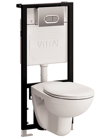 Комплект унитаз Vitra Normus 9773B003-7202 с инсталляцией