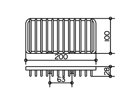 Держатель губок Keuco 24902010000 20x10 см хром