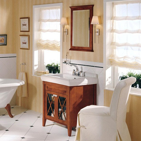 Тумба под раковину Villeroy&Boch Hommage 89950001, орех