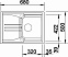 Комплект мойка+смеситель Blanco ENOS 40 S SILGRANIT 514230M2 жасмин+MIDA жасмин