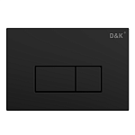 Клавиша смыва D&K Rhein DB1499025 черный