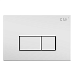 Клавиша смыва D&K Rhein DB1499016 белый